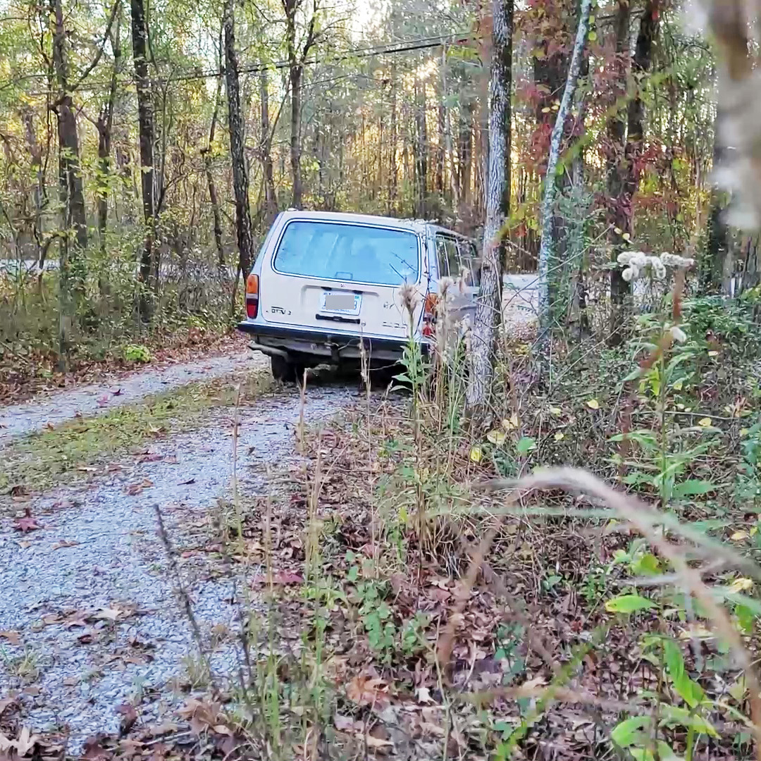 Vivian Ireene Pierce Cranking the Volvo Custom 1469 Creeper View